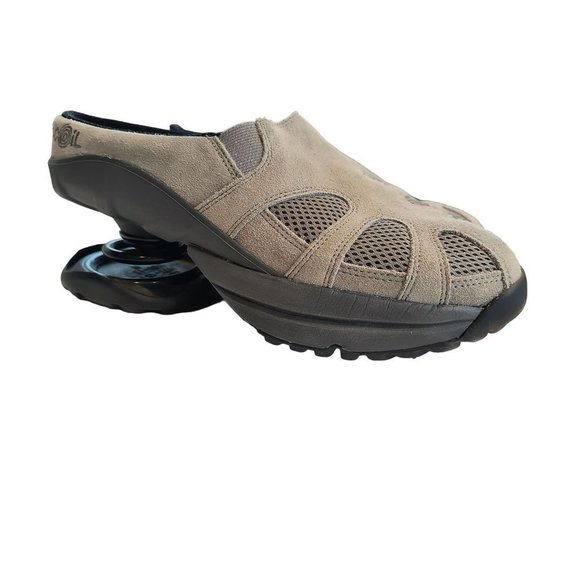 Z Coil Zueco Slip-On‎ Pain Relieving Mesh Orthotic Suede Comfort Clog Shoes SZ 8 - Picture 8 of 12